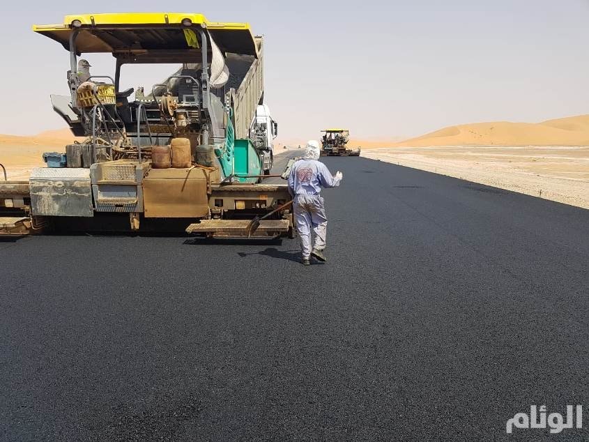 صورة مشروع ﻣﺸﺮوع ﺗﻨﻔﻴﺬ ﺟﺰء ﻣﻦ ﻣﺸﺮوع اﻟﻄﺮﻳﻖ اﻟﺴﺮﻳﻊ - ﺣﺎﺋﻞ - اﻟﻤﺪﻳﻨﺔ اﻟﻤﻨﻮرة ﺑﻄﻮل 7 ﻛﻴﻠﻮ ﻣﺘﺮ